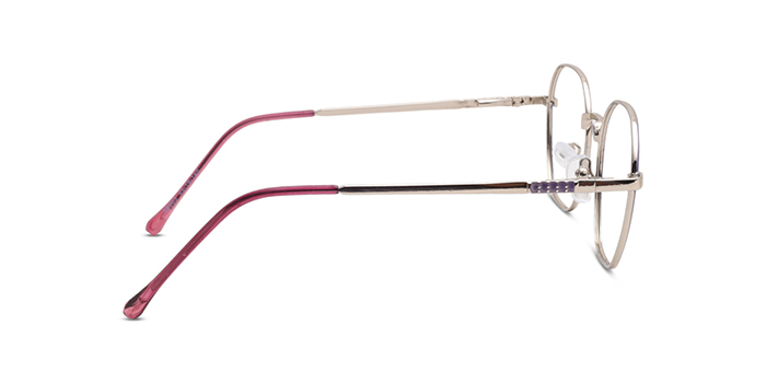 Purple Full Frame Hexagon Computer Glasses for Women