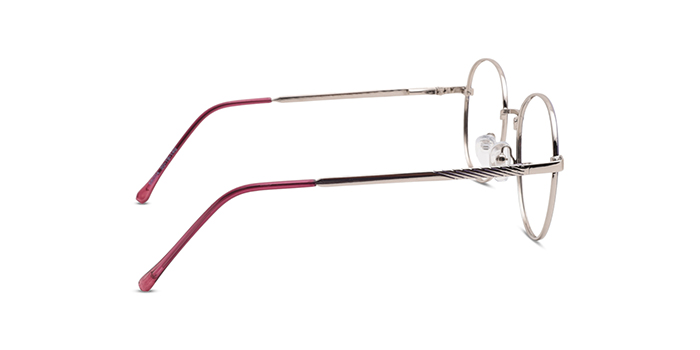  Purple Full Frame Round Computer Glasses for Women