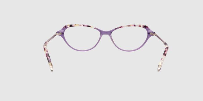  Purple Full frame Cat eye Eyeglasses for Women