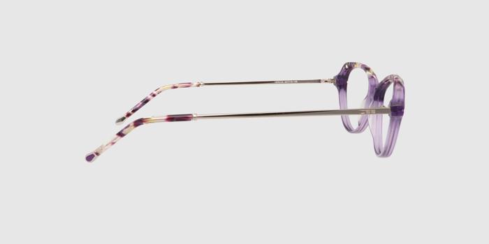  Purple Full frame Cat eye Eyeglasses for Women