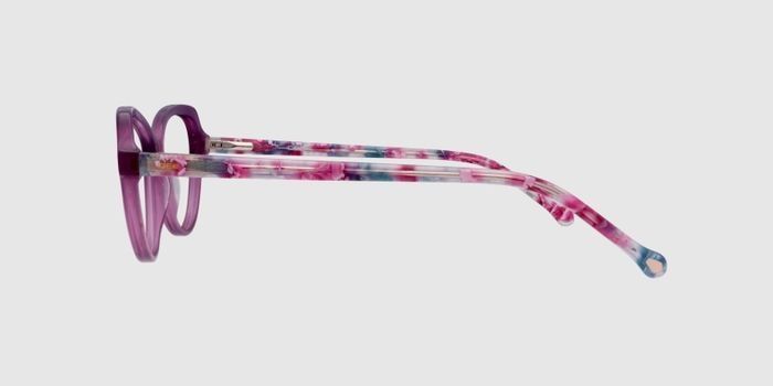  Purple Full frame Cat eye Eyeglasses for Women