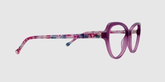  Purple Full frame Cat eye Eyeglasses for Women
