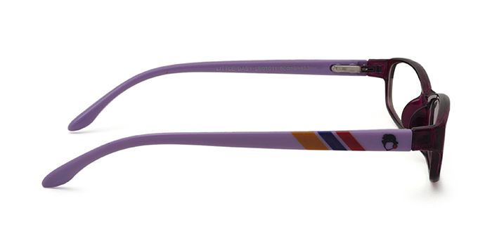  Purple Full Frame Rectangle Computer Glasses for Kids