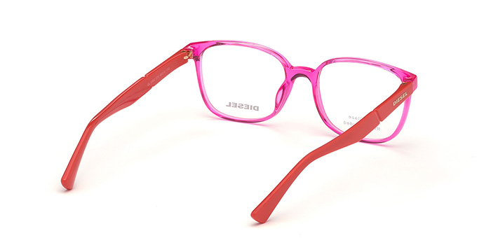 Diesel Purple Full Frame Square Eyeglasses for Men and Women