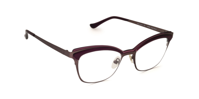 William Morris Purple Full Frame Cateye Eyeglasses for Women