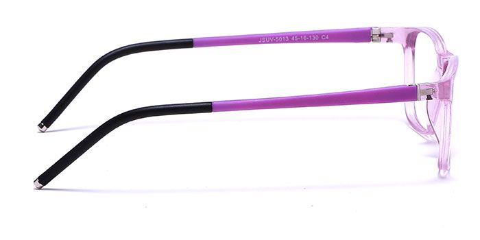  Purple Full Frame Color Changing Wayfarer Eyeglasses for Kids