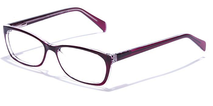  Purple Full Frame Rectangle Computer Glasses for Women