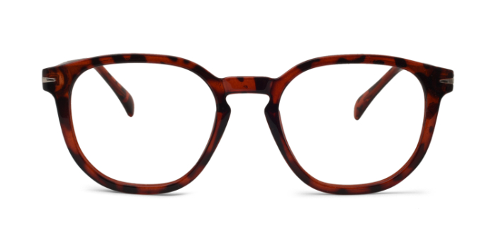  Tortoise Full Frame Round Eyeglasses for Men and Women