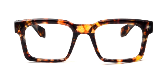  Havana Full Frame Square Eyeglasses for Men and Women