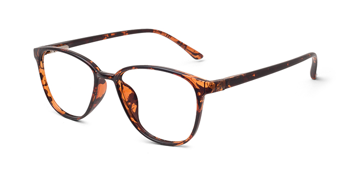  Tortoise Full Frame Oval Eyeglasses for Women