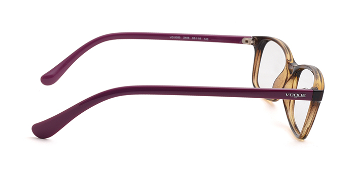 VOGUE Tortoise Full Frame Rectangle Eyeglasses for Women