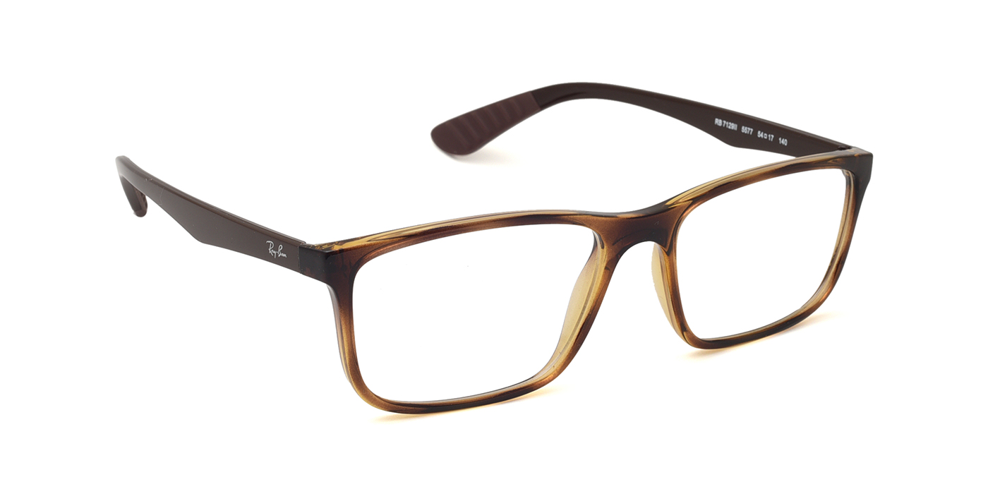 Ray Ban Clear Full Frame Rectangle Eyeglasses E18A4012 4643