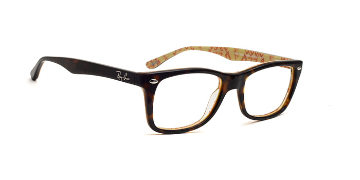 Ray-Ban Tortoise Full Frame Wayfarer Eyeglasses for Men and Women