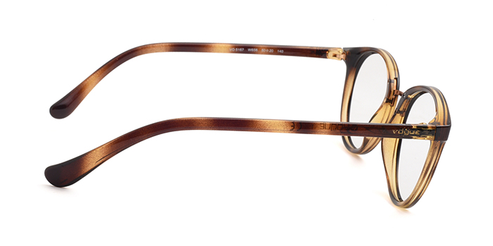 VOGUE Tortoise Full Frame Round Eyeglasses for Women