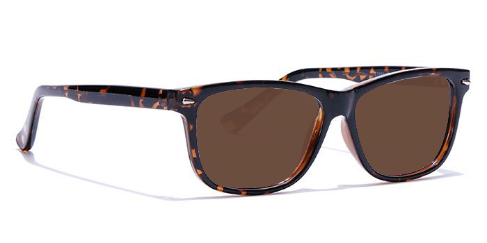  Glossy Tortoise Full Frame Wayfarer Color Blind Glasses