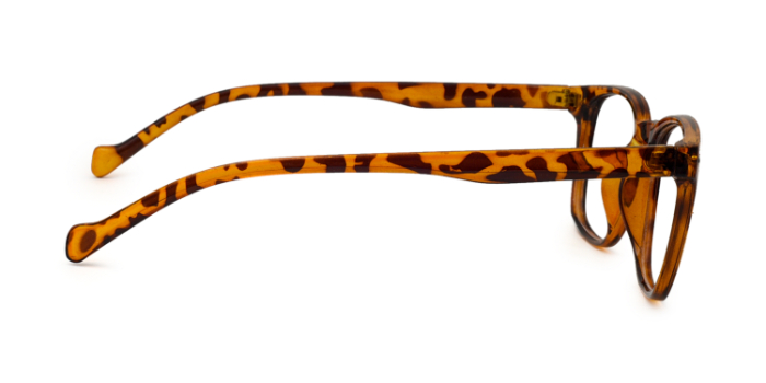  Tortoise Full Frame Square Eyeglasses for Men and Women