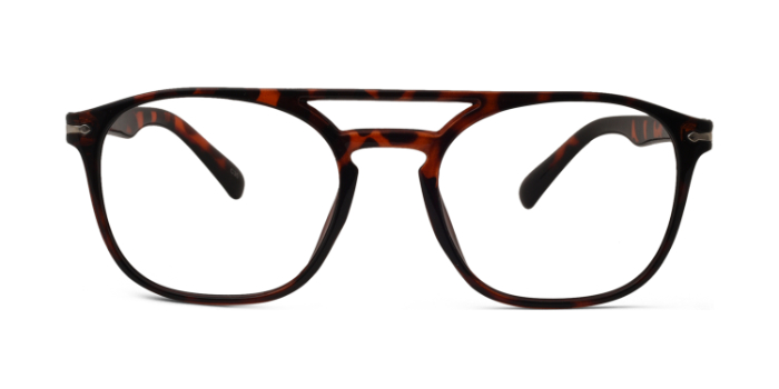  Tortoise Full Frame Square Eyeglasses for Men and Women