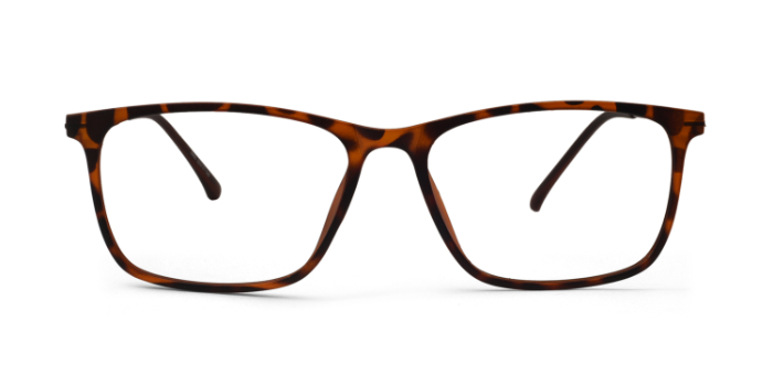  Tortoise Full Frame Rectangle Eyeglasses for Men and Women