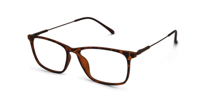  Tortoise Full Frame Rectangle Eyeglasses for Men and Women