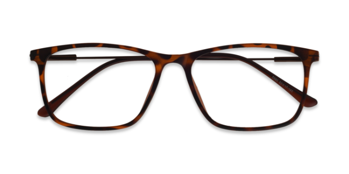  Tortoise Full Frame Rectangle Eyeglasses for Men and Women