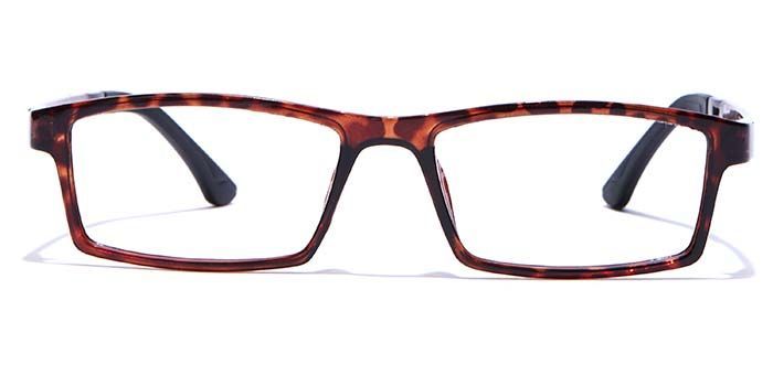  Tortoise Full Frame Rectangle Computer Glasses for Men