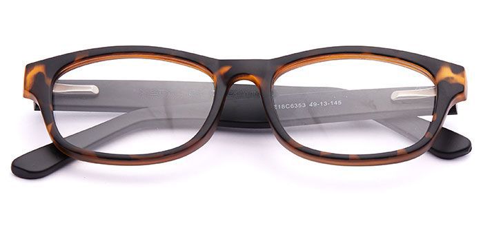  Tortoise Full Frame Rectangle Computer Glasses for Men