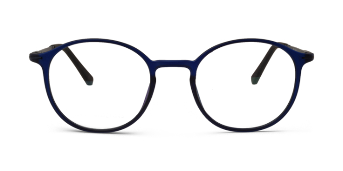  Blue Full Frame Round Eyeglasses for Men and Women