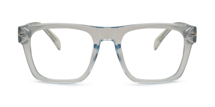  Blue Full Frame Square Eyeglasses for Men and Women