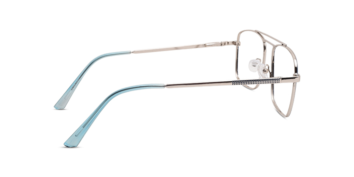  Blue Full Frame Square Computer Glasses for Men and Women