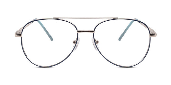  Blue Full Frame Aviator Computer Glasses for Men and Women
