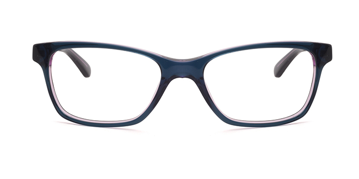 VOGUE Blue Full Frame Rectangle Eyeglasses for Women