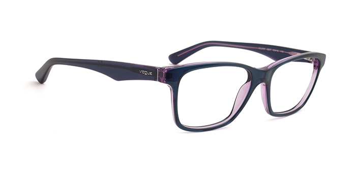 VOGUE Blue Full Frame Rectangle Eyeglasses for Women
