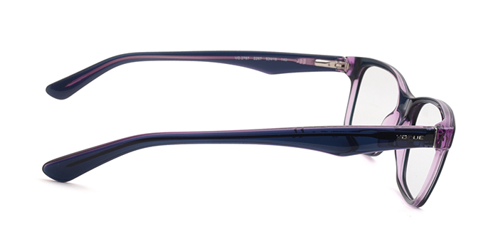 VOGUE Blue Full Frame Rectangle Eyeglasses for Women