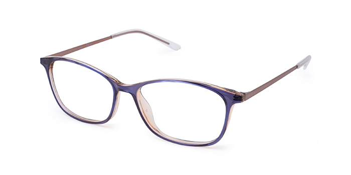 SEVENTH STREET Blue Full Frame Rectangle Eyeglasses for Women