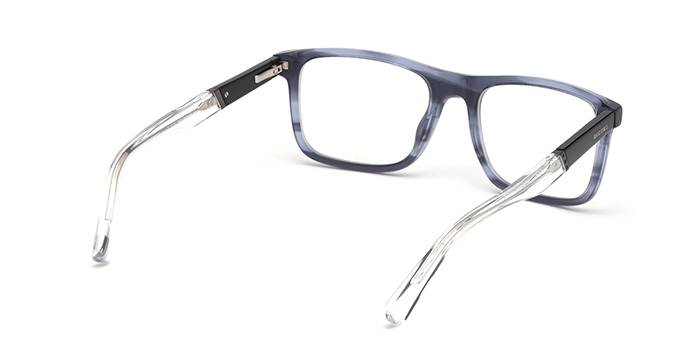 Diesel Blue Full Frame Rectangle Eyeglasses for Men and Women