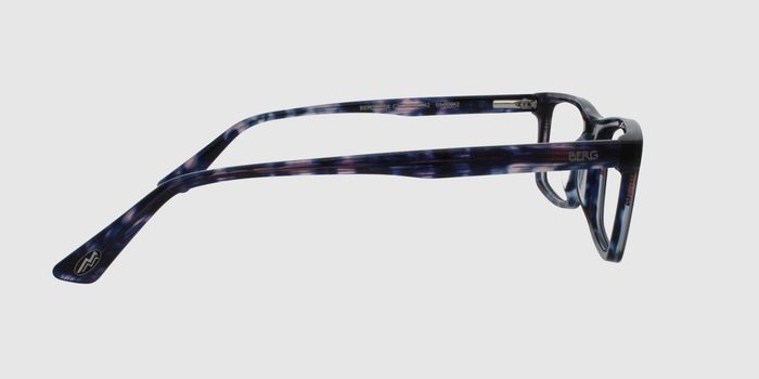  Blue Full rim Square Eyeglasses for Men