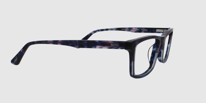  Blue Full rim Square Eyeglasses for Men