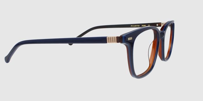  Blue Full rim Square Eyeglasses for Men and Women