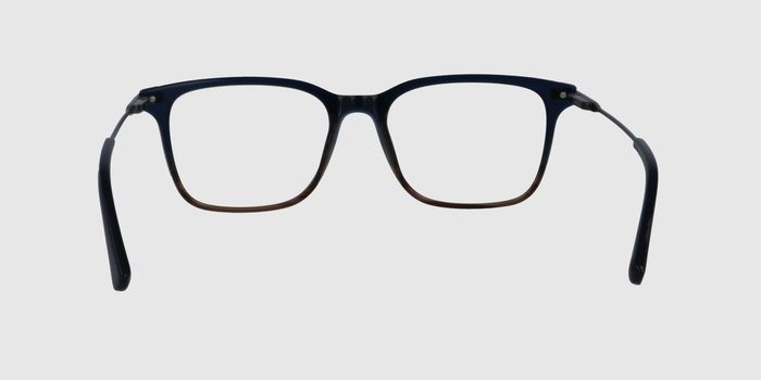  Blue Full rim Square Eyeglasses for Men