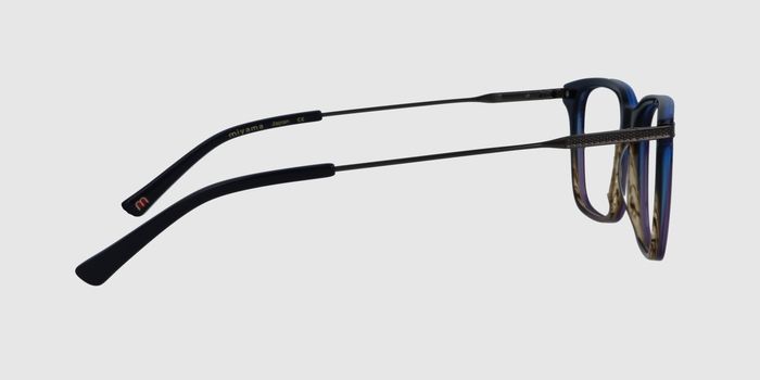  Blue Full rim Square Eyeglasses for Men