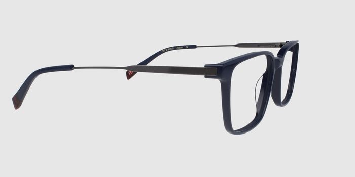  Blue Full rim Square Eyeglasses for Men
