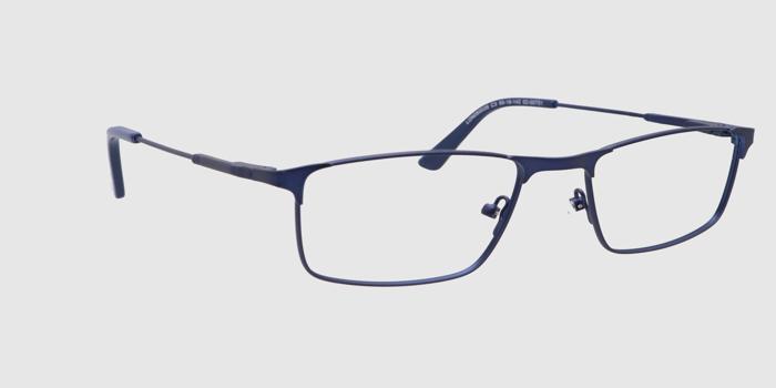  Blue Full frame Rectangle Eyeglasses for Men and Women