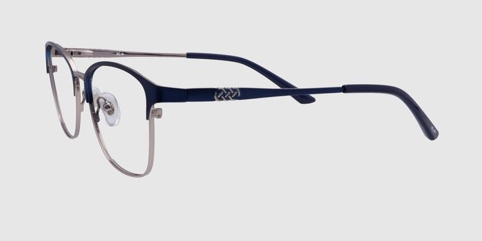  Blue Full frame Rectangle Eyeglasses for Men and Women