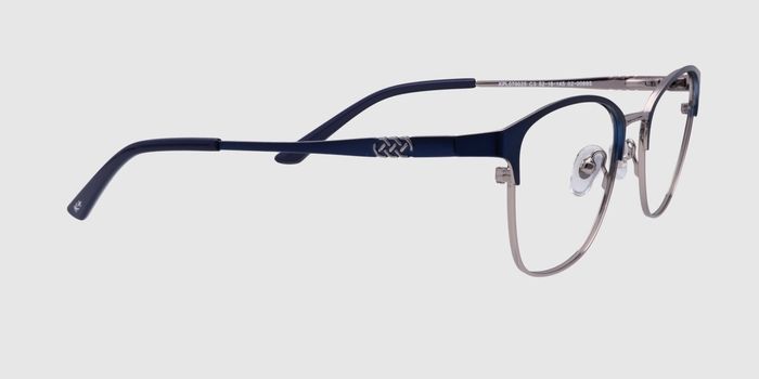  Blue Full frame Rectangle Eyeglasses for Men and Women