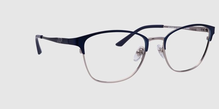  Blue Full frame Rectangle Eyeglasses for Men and Women