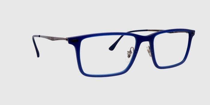  Blue Full frame Rectangle Eyeglasses for Men and Women