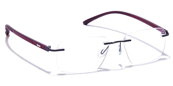 rimless wayfarer