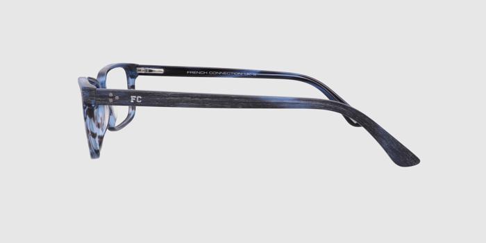  Blue Full frame Rectangle Eyeglasses for Men