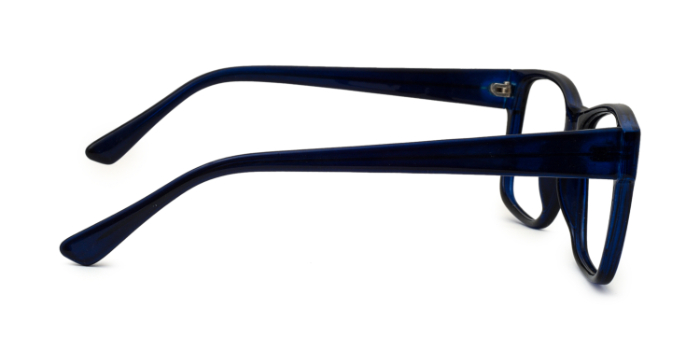  Blue Full Frame Square Eyeglasses for Men and Women