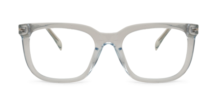  Blue Full Frame Square Eyeglasses for Men and Women